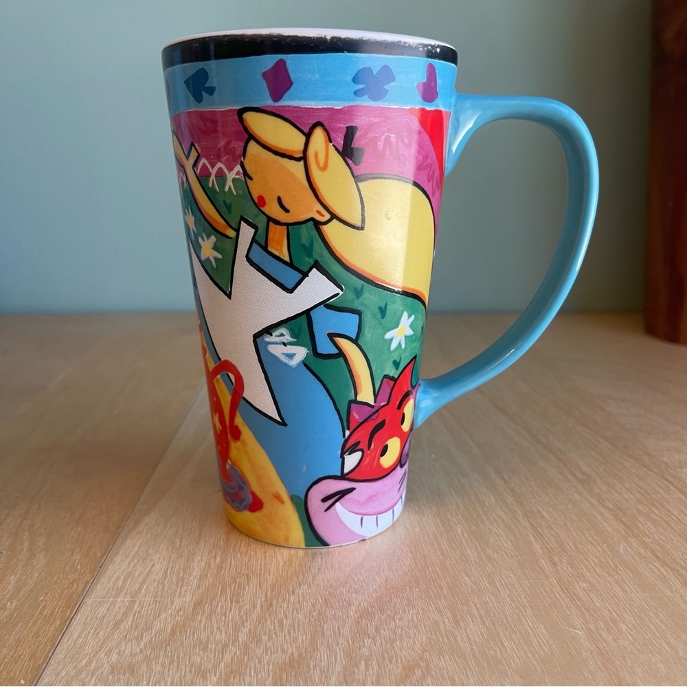 Disney Store Alice In Wonderland Latte Mug